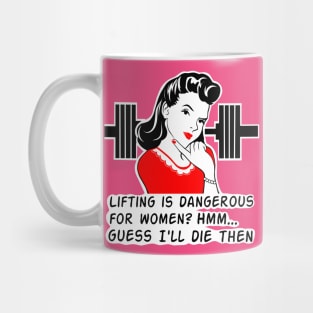 weightlifting women, gym girl, fitness, fitness girl Mug